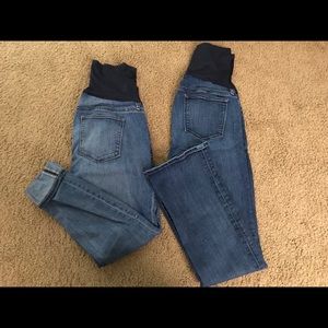 Maternity capris and jeans